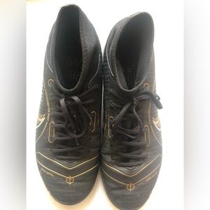 Nike Mercurial Superfly 7.5 FG/MG Black Golf Soccer Indoor Cleats DJ2875-007